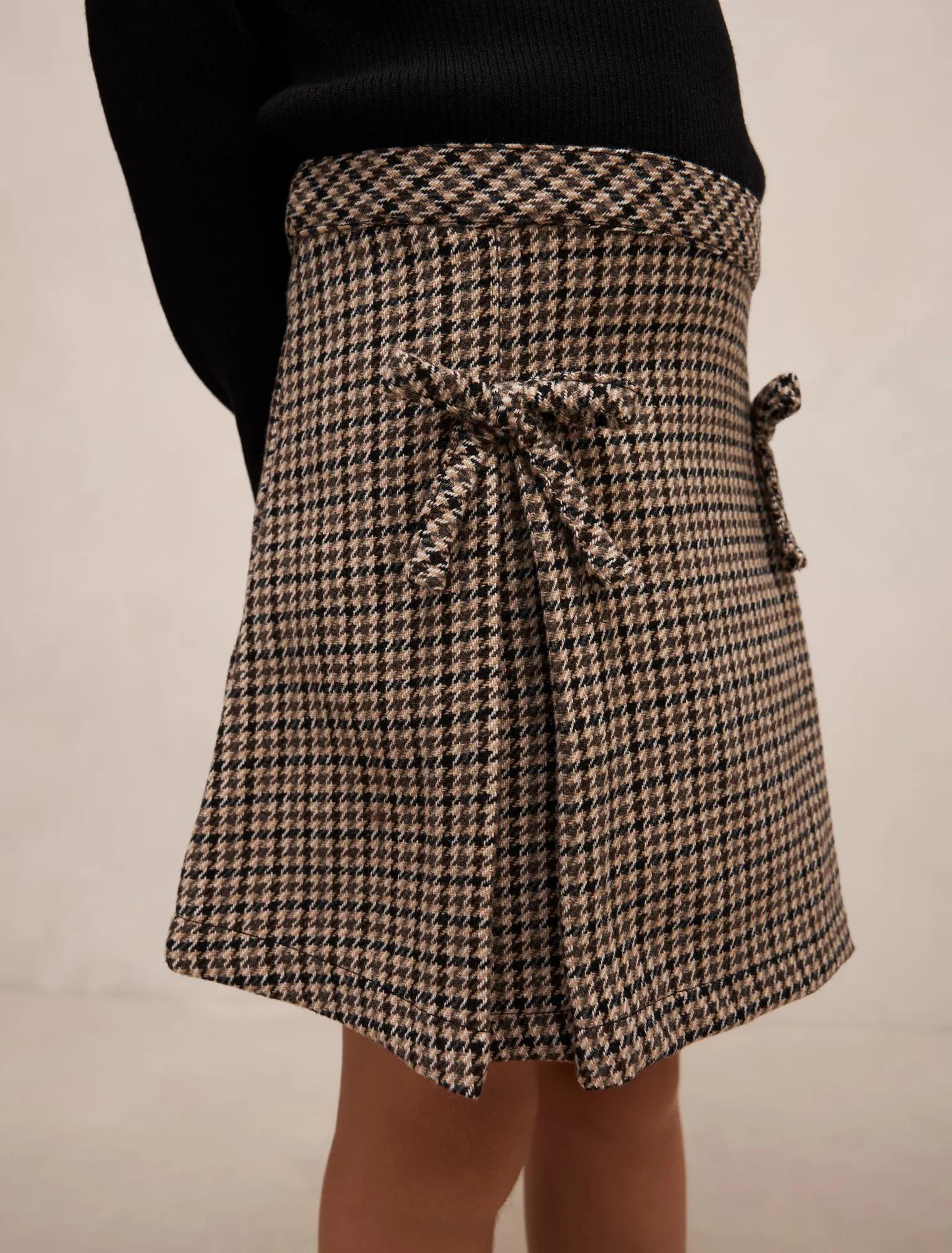 Aisha Girls 2 in 1 Mini Dress Black