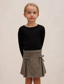 Aisha Girls 2 in 1 Mini Dress Black