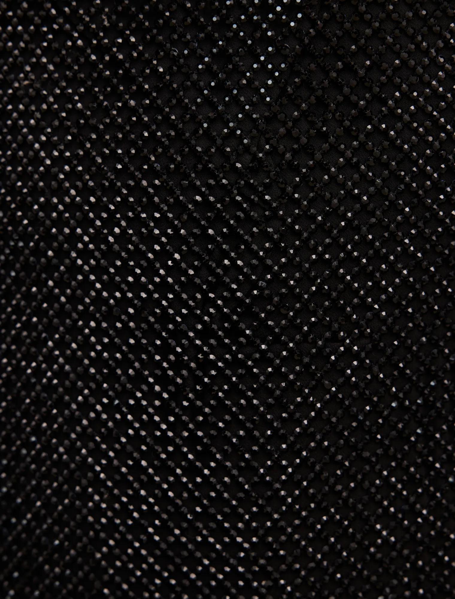 Celestia Diamonte Maxi Dress Black