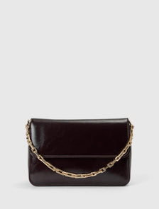 Miranda Chain Shoulder Bag Dark Chocolate_mannequin