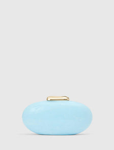 Peyton Oval Hardcase Clutch Ancient Water_mannequin