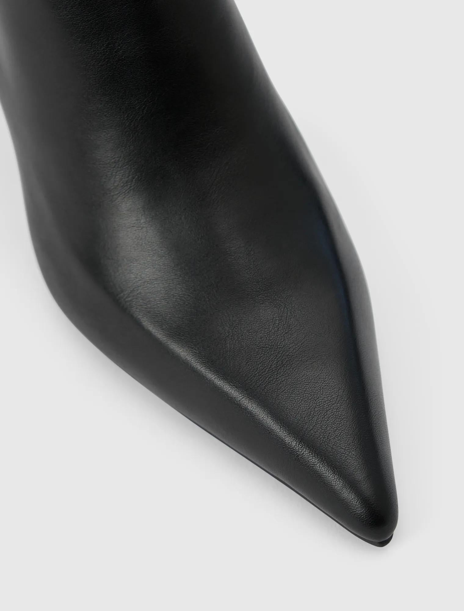 Nicolette High Heeled Pointy Toe Boots Black_mannequin