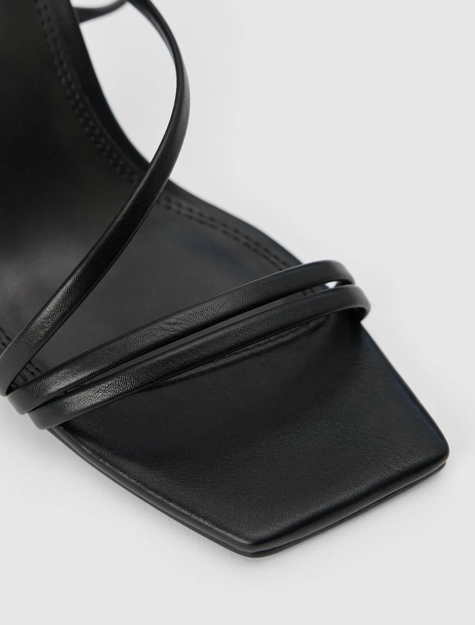 Monica 2 Ankle Wrap Heeled Sandals Black_mannequin