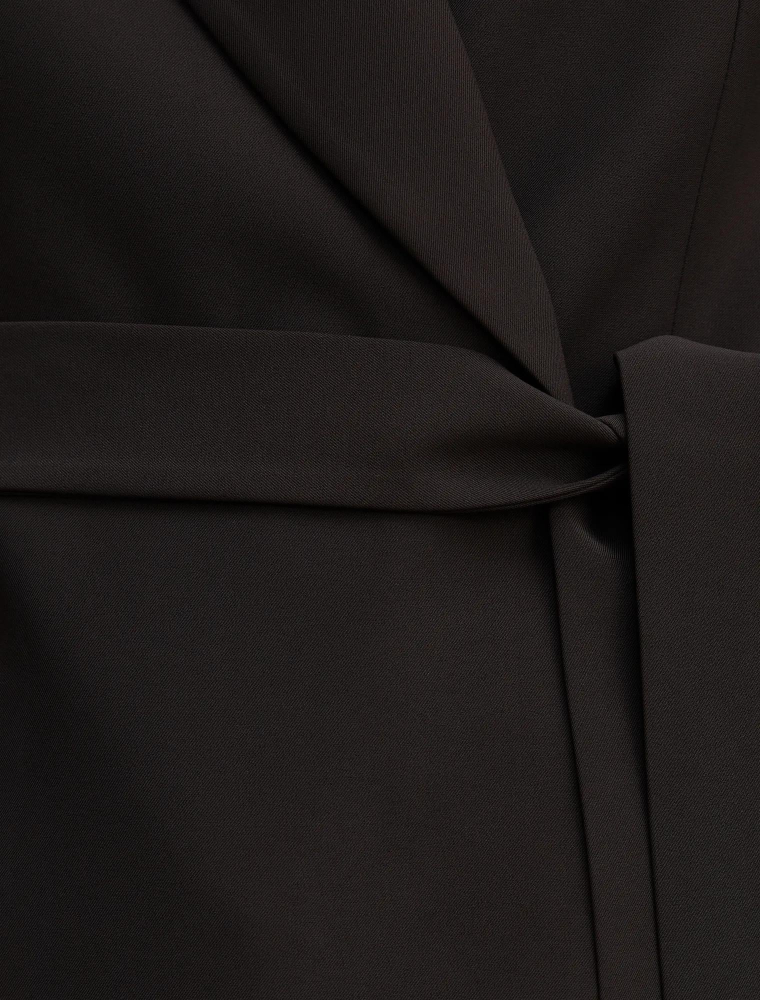 Bella Belted Blazer Black Suit