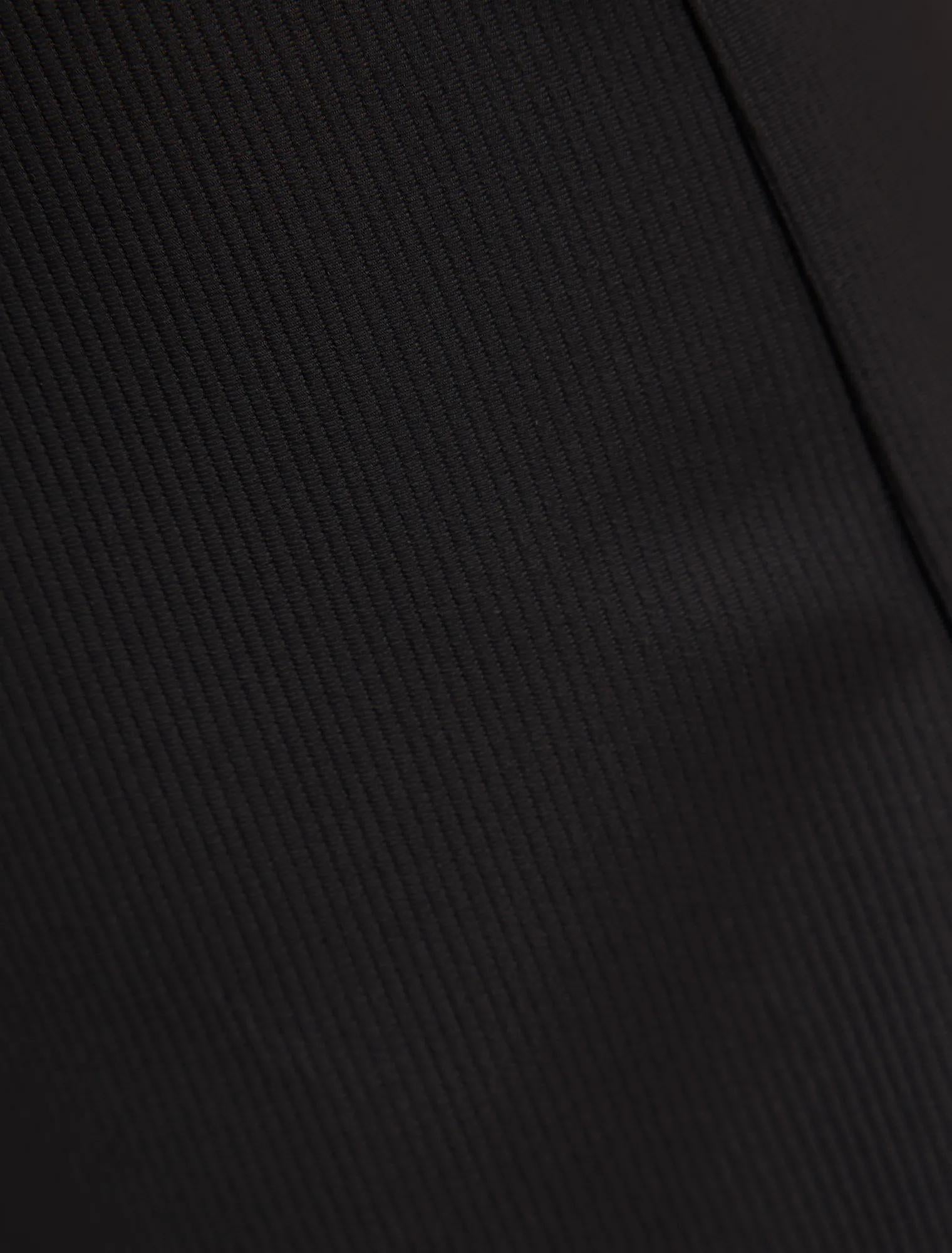 Reagan Ribbed Flare Pants Black