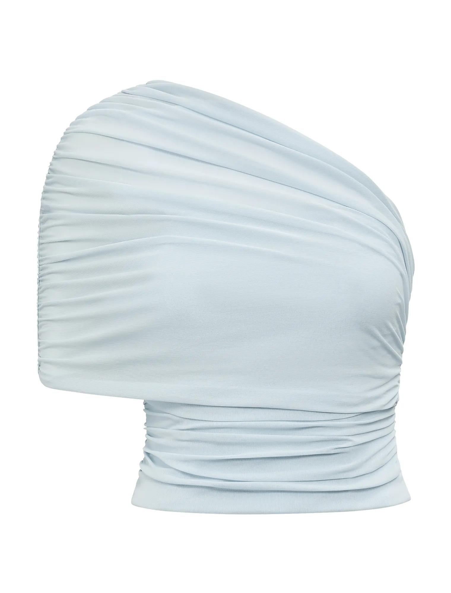 Samara Drape Mesh Corset Top Cooling Spray_mannequin