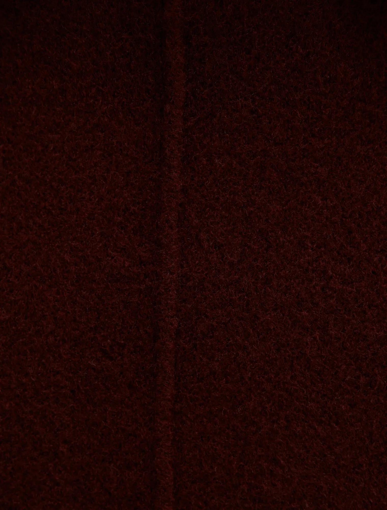 Natalie Knit Mini Skirt Vintage Merlot