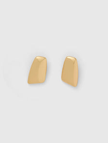 Signature Ally Angle Droplet Earring Gold_mannequin