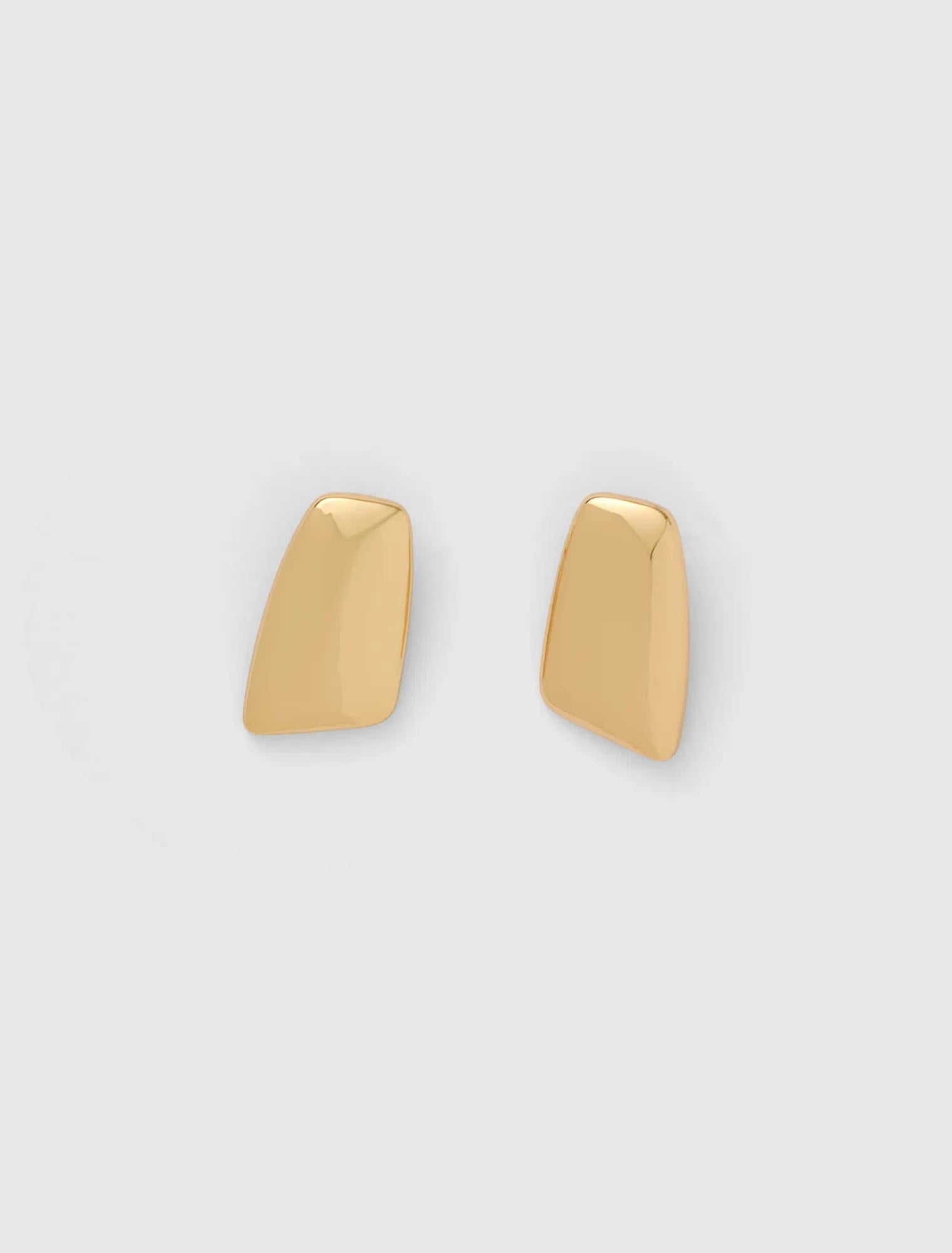 Signature Ally Angle Droplet Earring Gold_mannequin