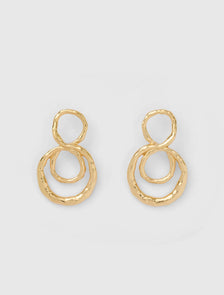 Signature Sully Swirl Earrings Gold_mannequin
