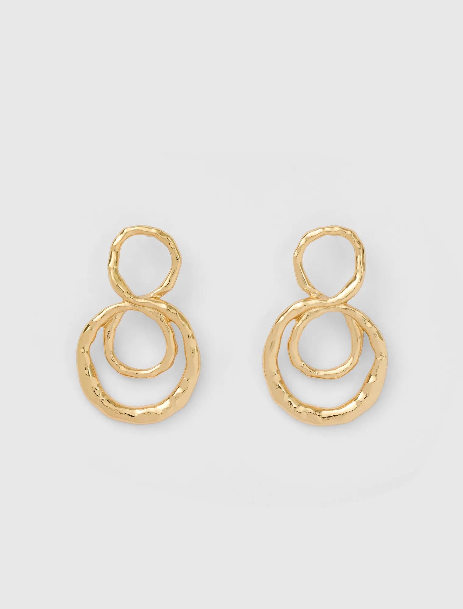 Signature Sully Swirl Earrings Gold_mannequin