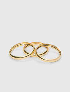 Signature Blake Bangle Pack Gold