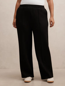 Hunter Curve  Wide Leg Lounge Pant Black