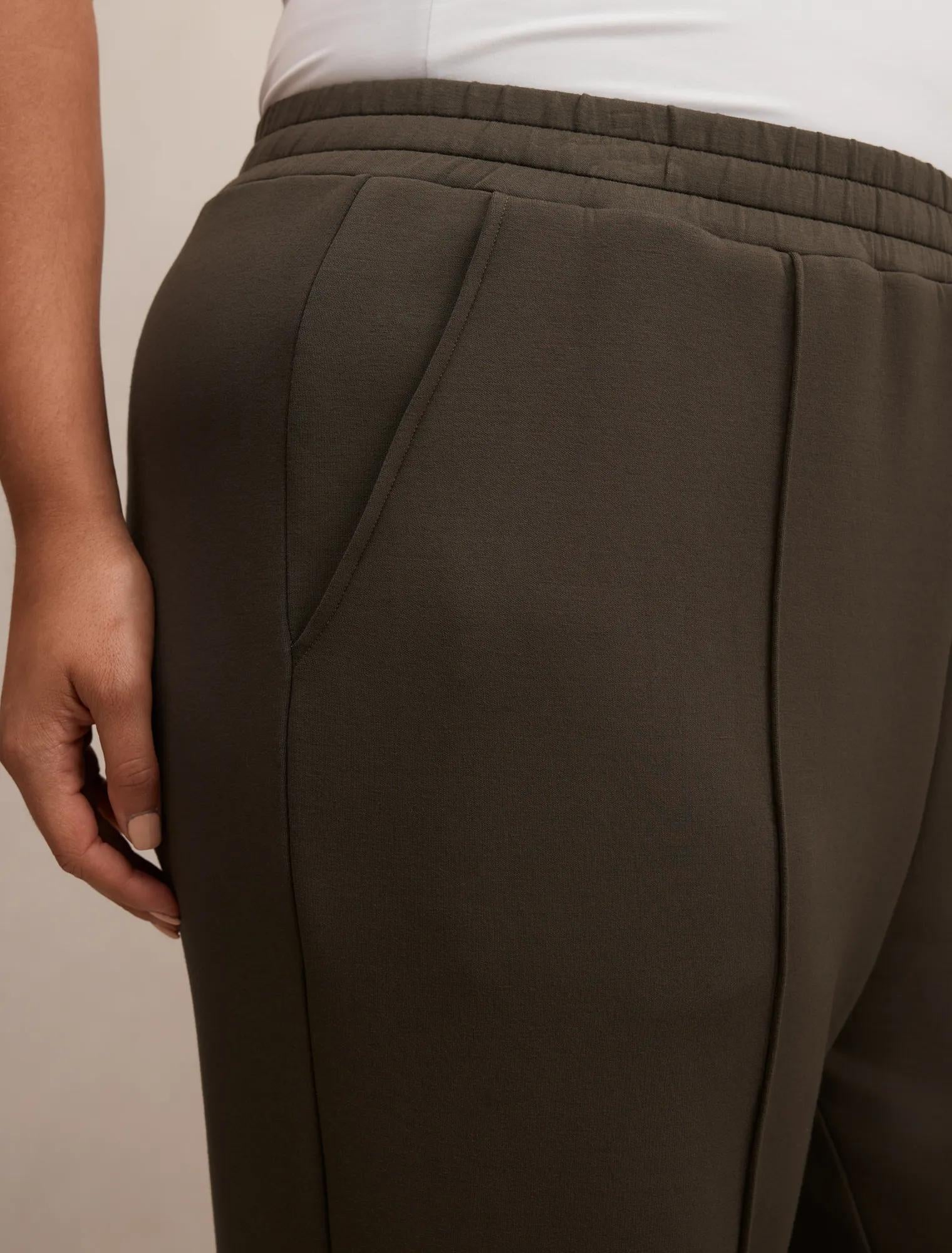 Hunter Curve Wide Leg Lounge Pants Sage Moss