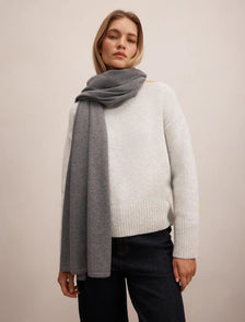 Isabella Shawl Scarf Grey Marle