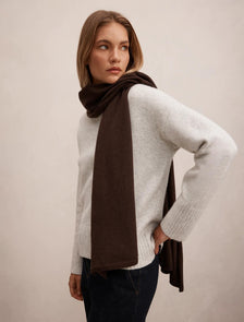 Isabella Shawl Scarf Chocolate