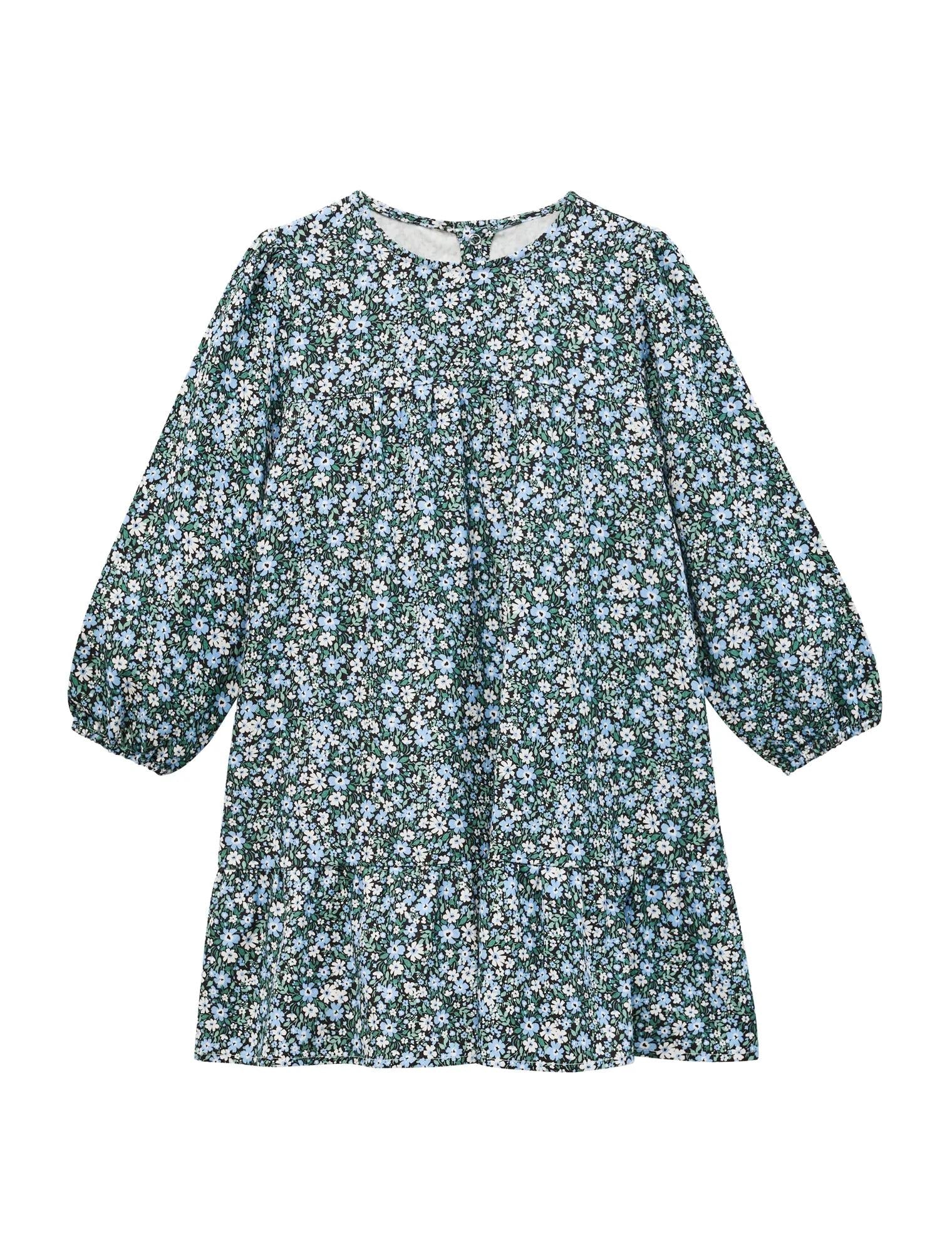Mickie Girls Long Sleeve Dress Spencer Ditsy