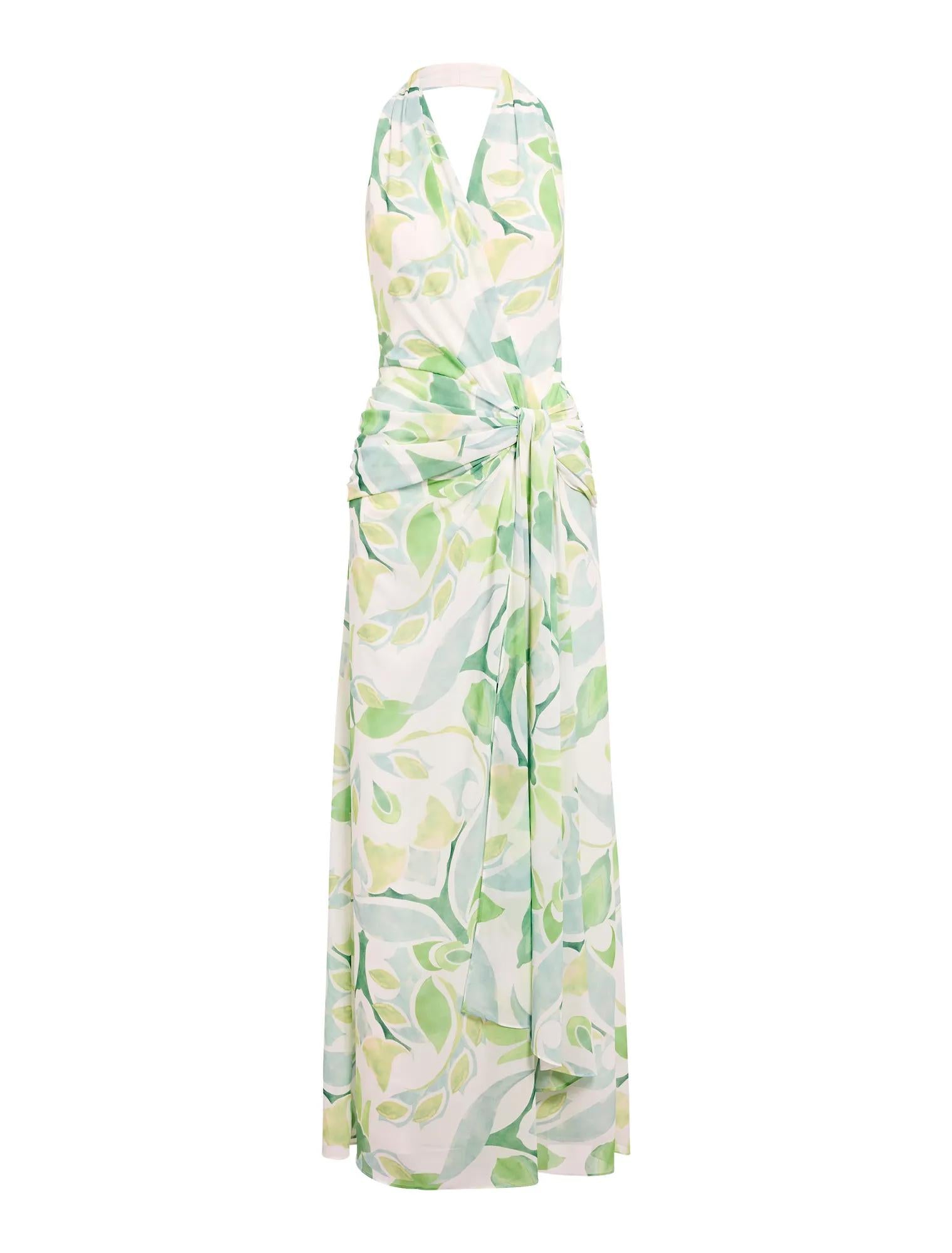 Cartia Wrap Maxi Dress Airlie Tile_mannequin