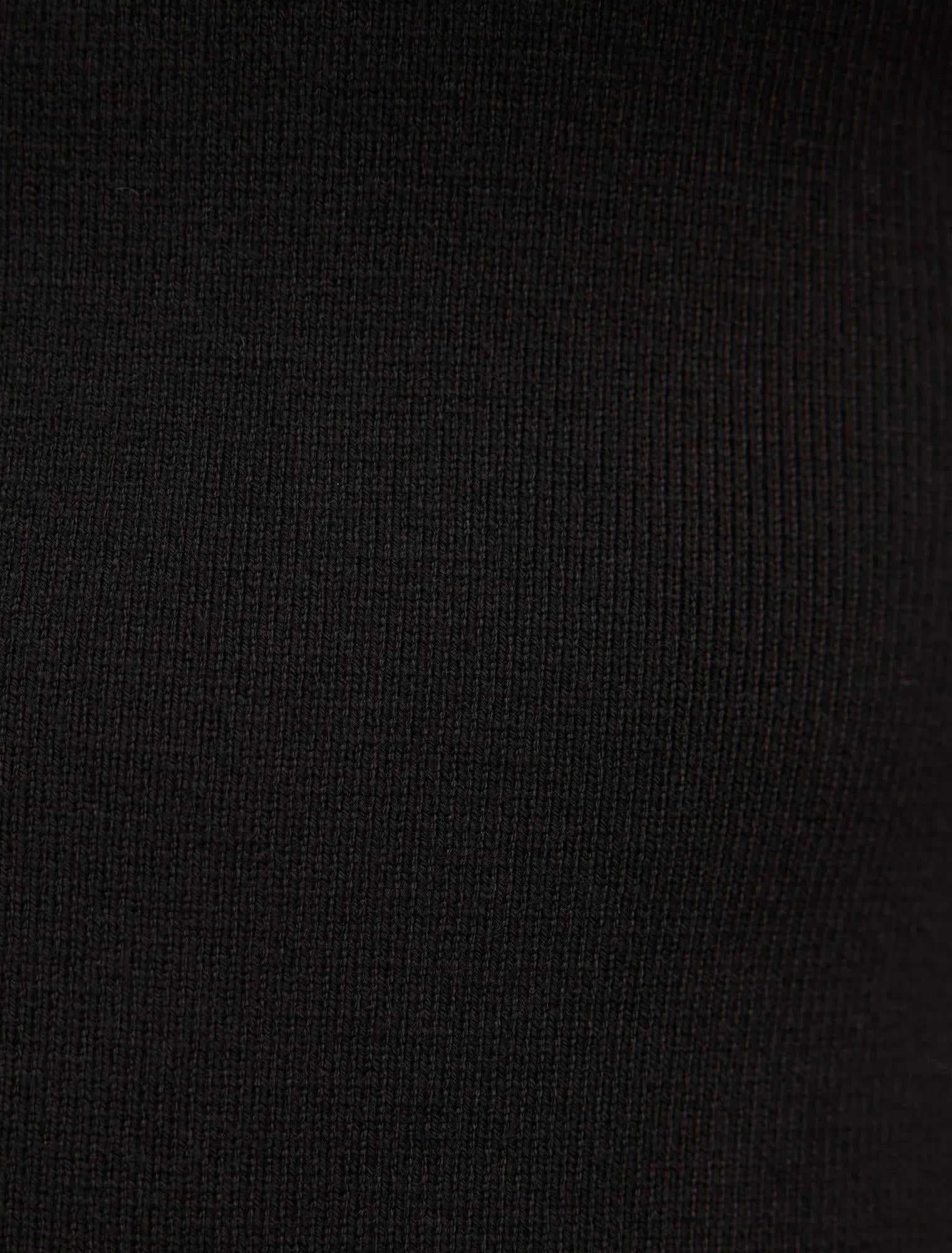 Victoria Sculpted Knit Dress Black