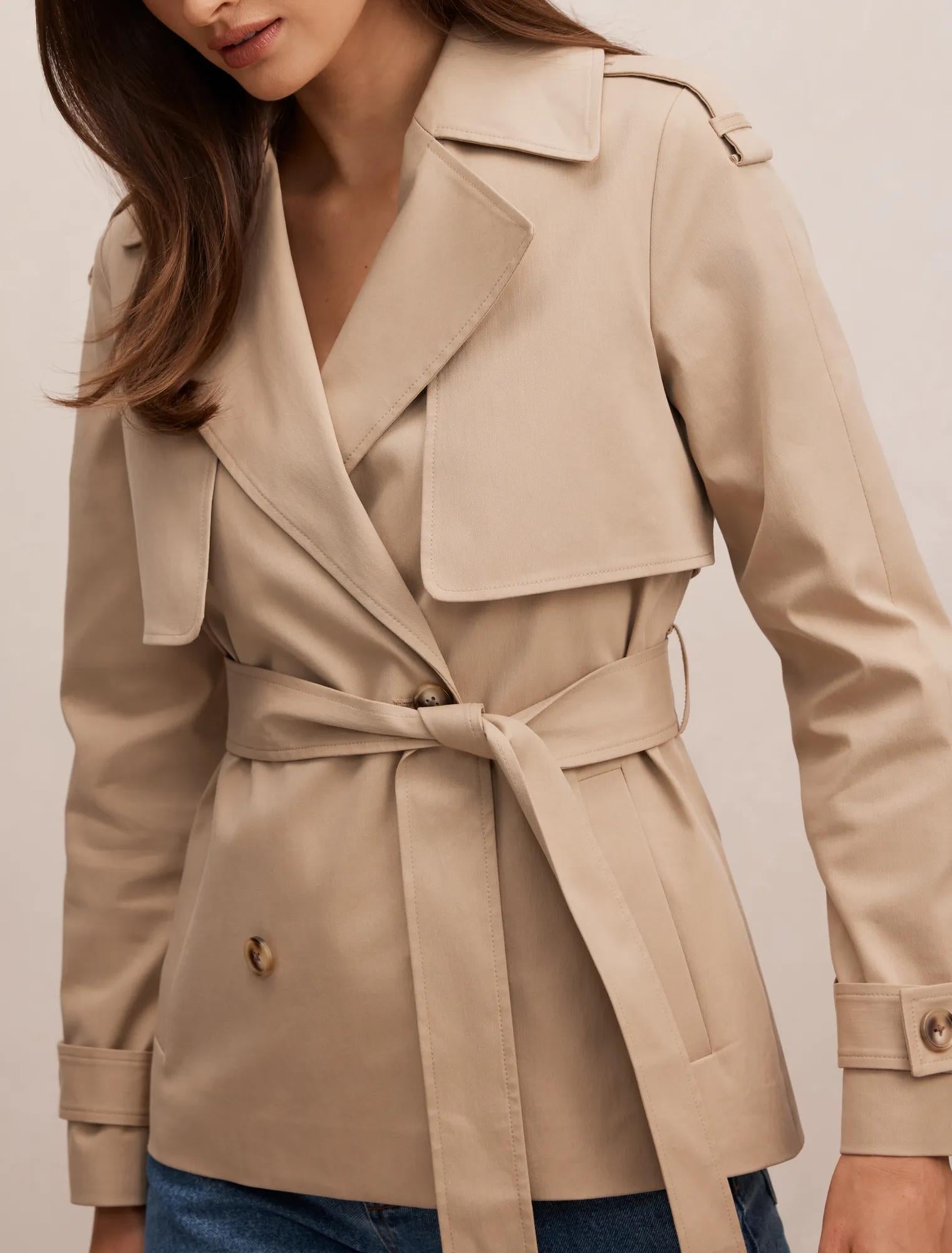 Teagan Short Trench Sand