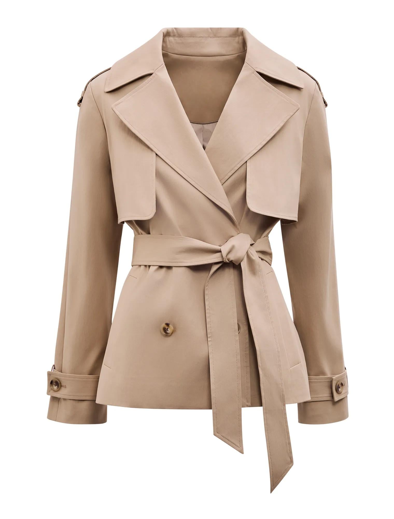 Teagan Short Trench Sand_mannequin