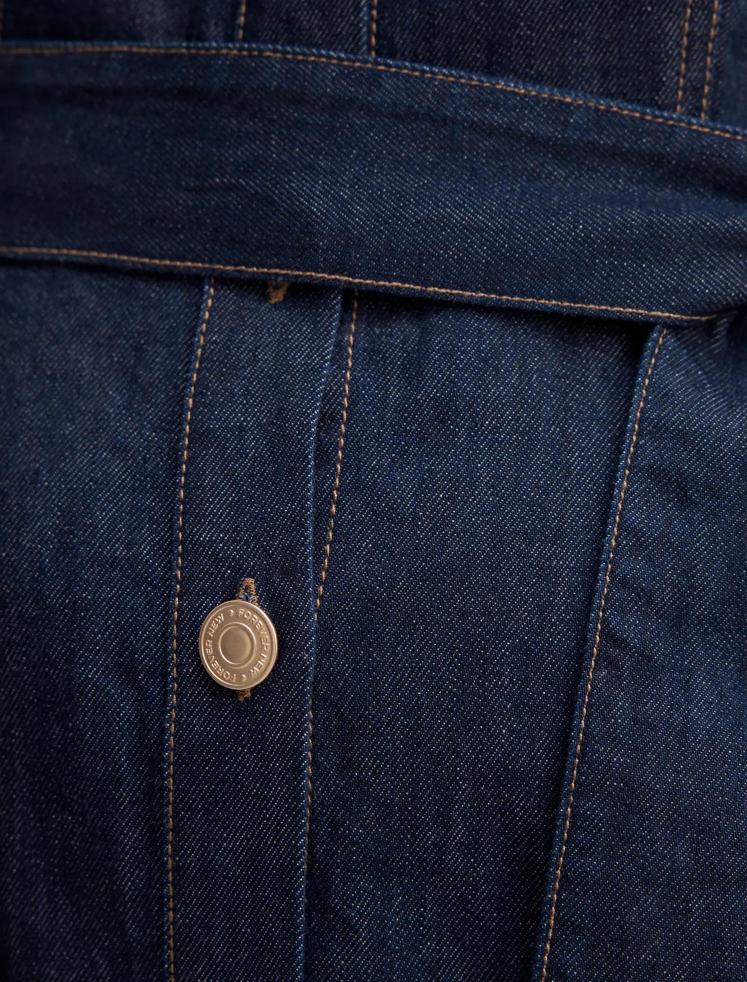 Millie Denim Midi Shirt Dress Rinse Wash