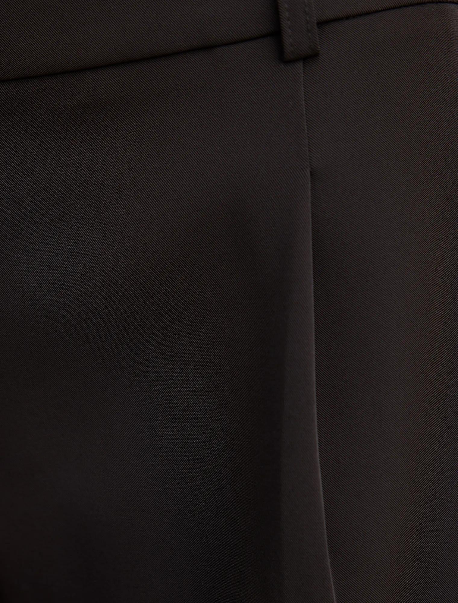 Rita Pleated Shorts Black Suit