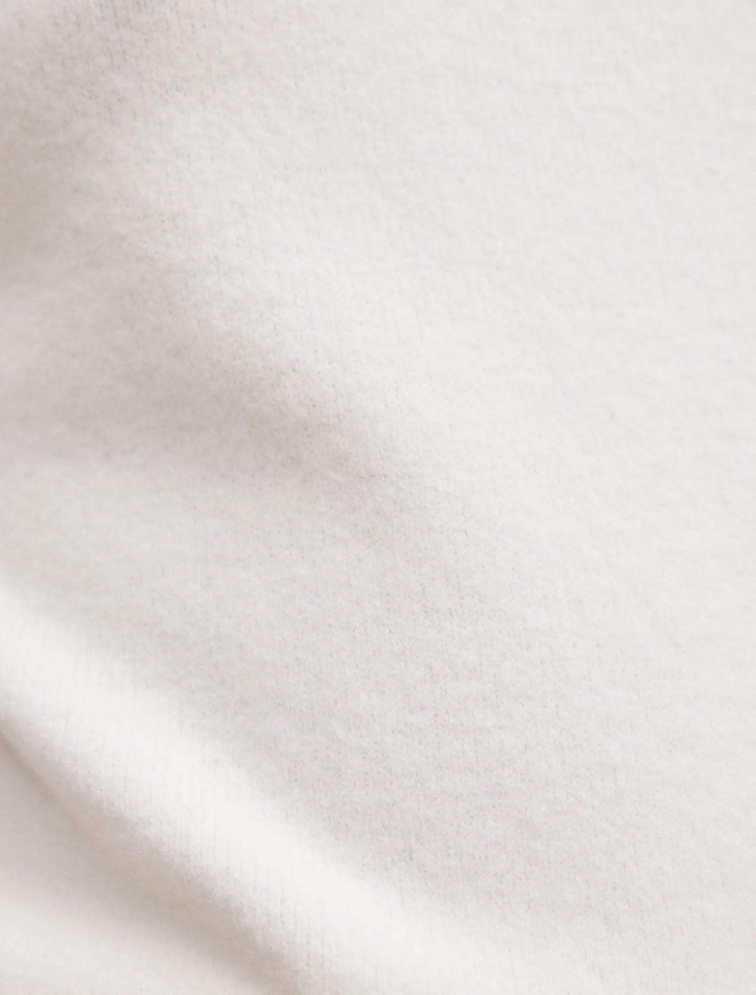 Elliotte Petite Knitted Tee Winter White Co Ord