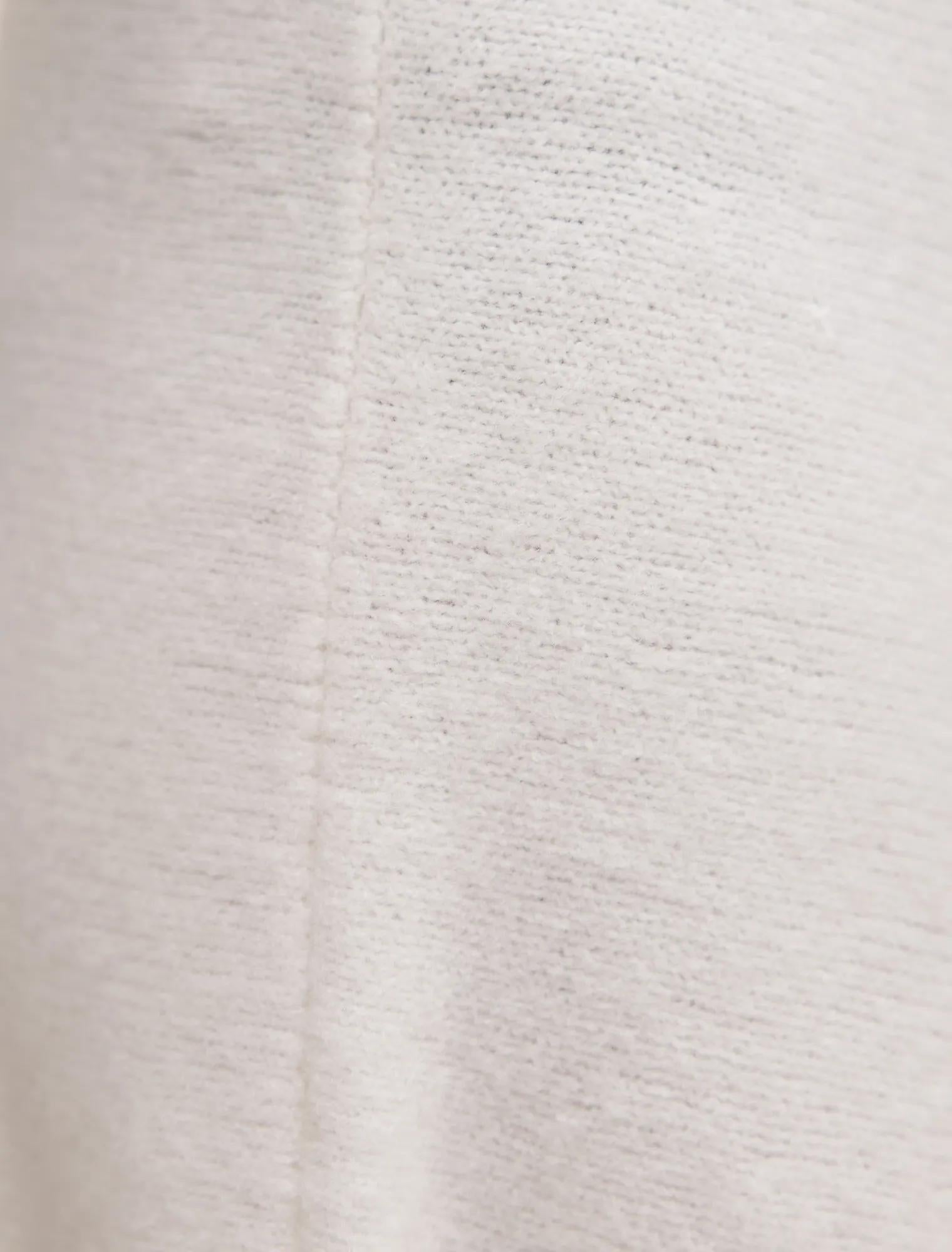 Elliotte Petite Knit Midi Skirt Winter White Co Ord