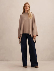 Claudia Knit Cape Mushroom