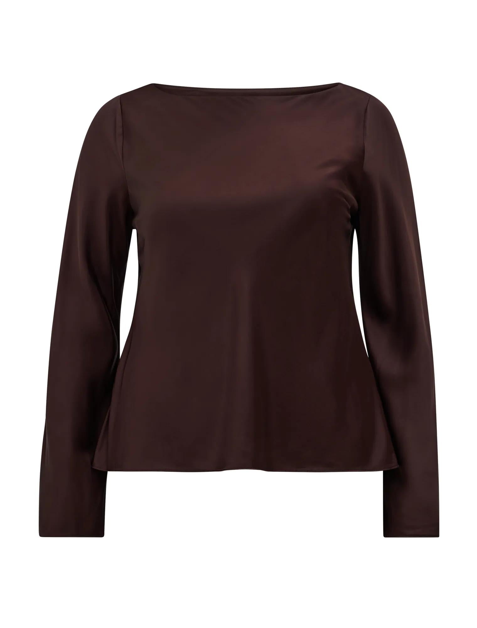 Rae Curve Boatneck Blouse Freckle_mannequin