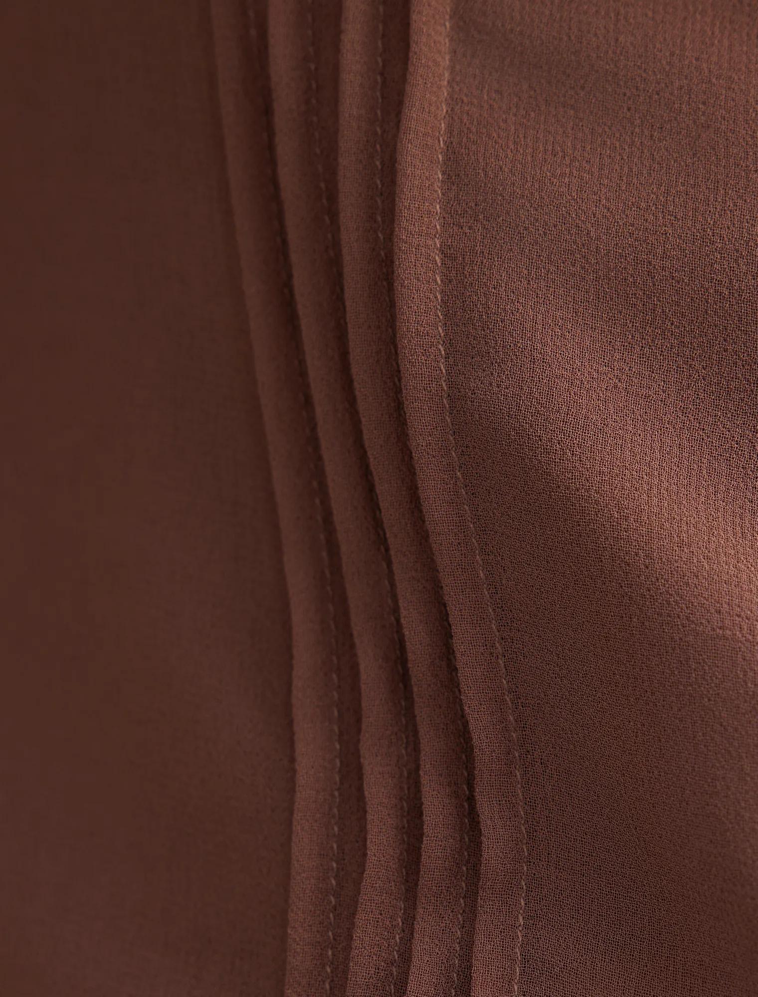 Eden Keyhole Blouse Dark Dove