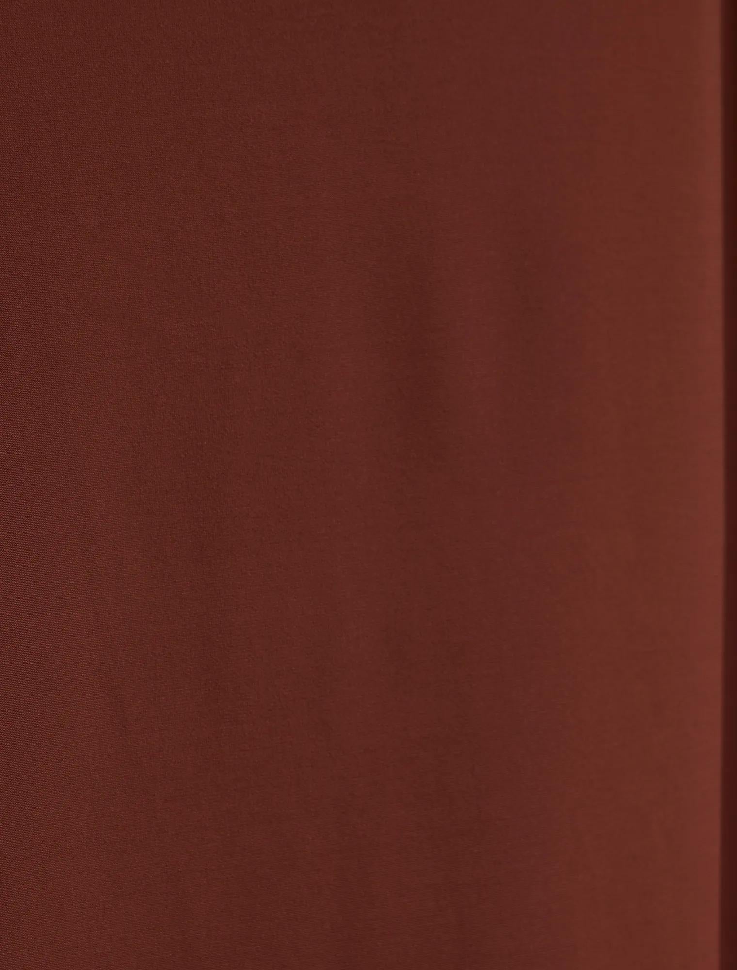 Leni Draped Midi Skirt Hot Chocolate co-ord