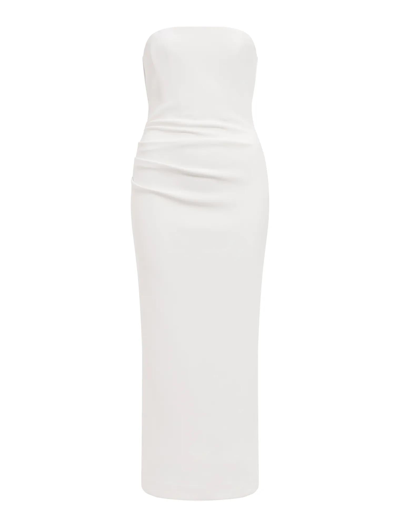 Betty Strapless Bodycon Porcelain_mannequin