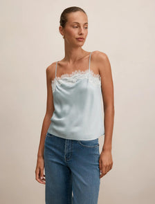Lyla Lace Cami Soft Duck Blue