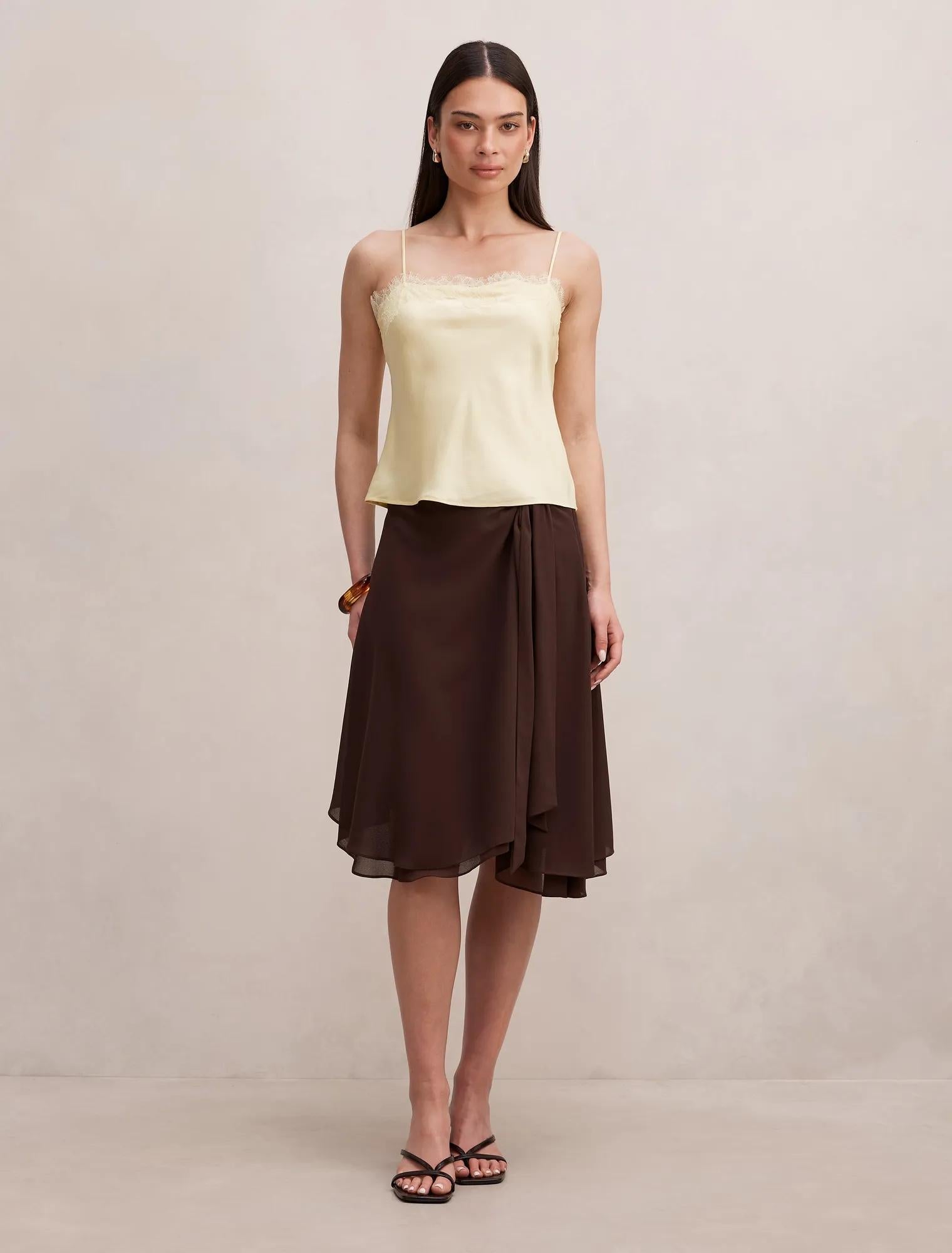 Lyla Lace Cami Spring Daffodil Yellow