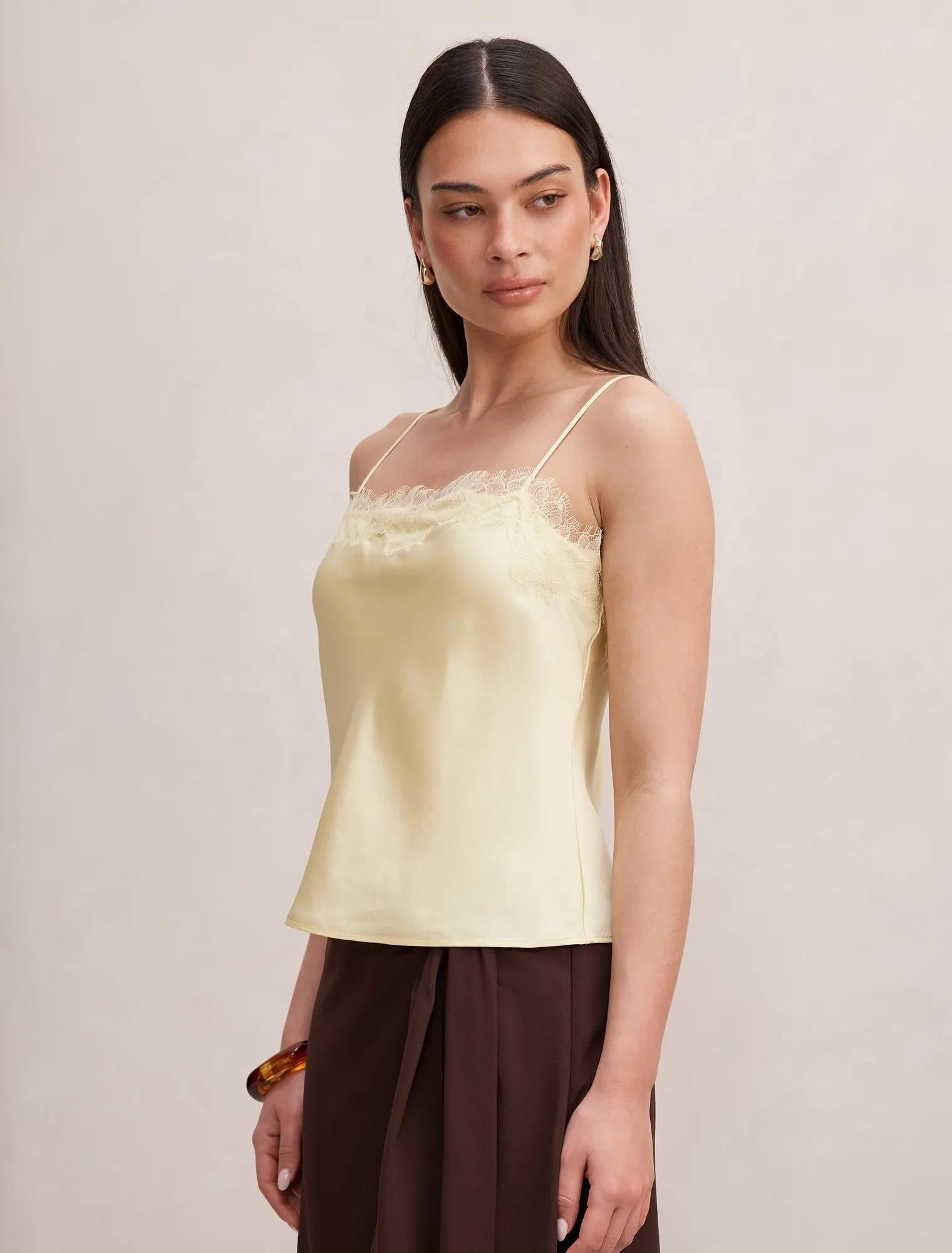 Lyla Lace Cami Spring Daffodil Yellow