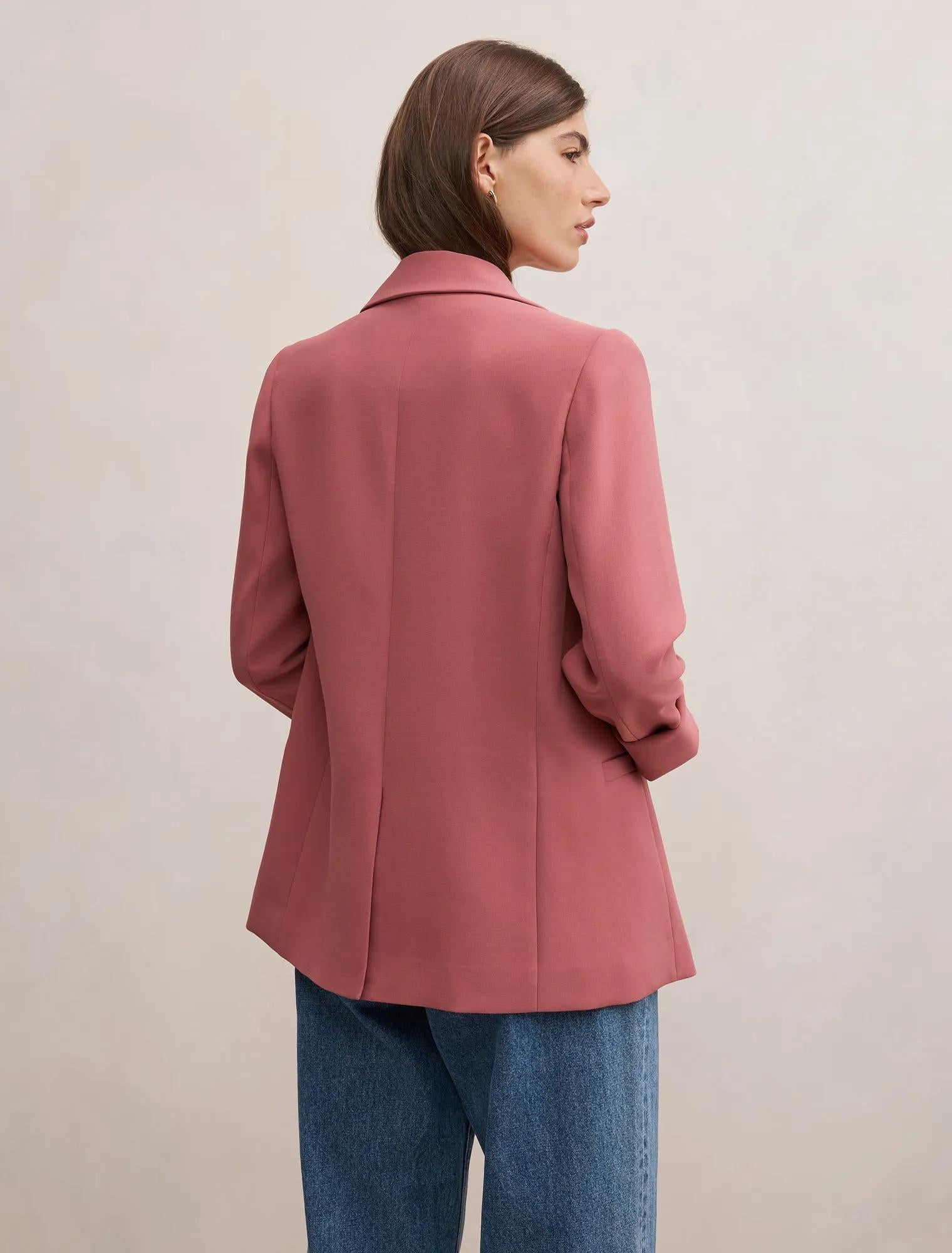 Dylan Boyfriend Blazer Blush