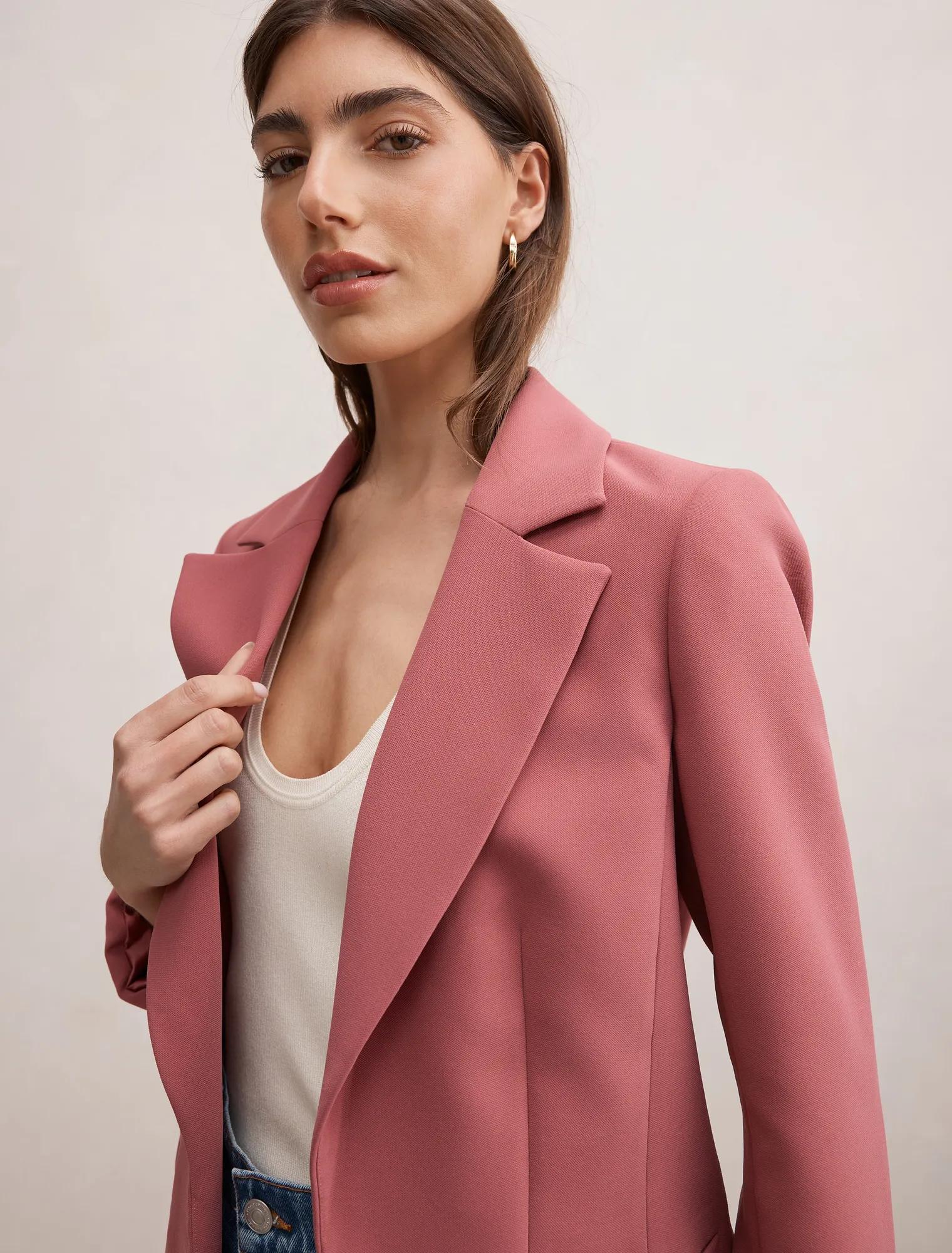 Dylan Boyfriend Blazer Blush