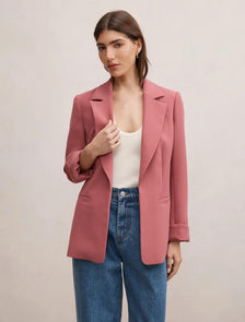 Dylan Boyfriend Blazer Blush