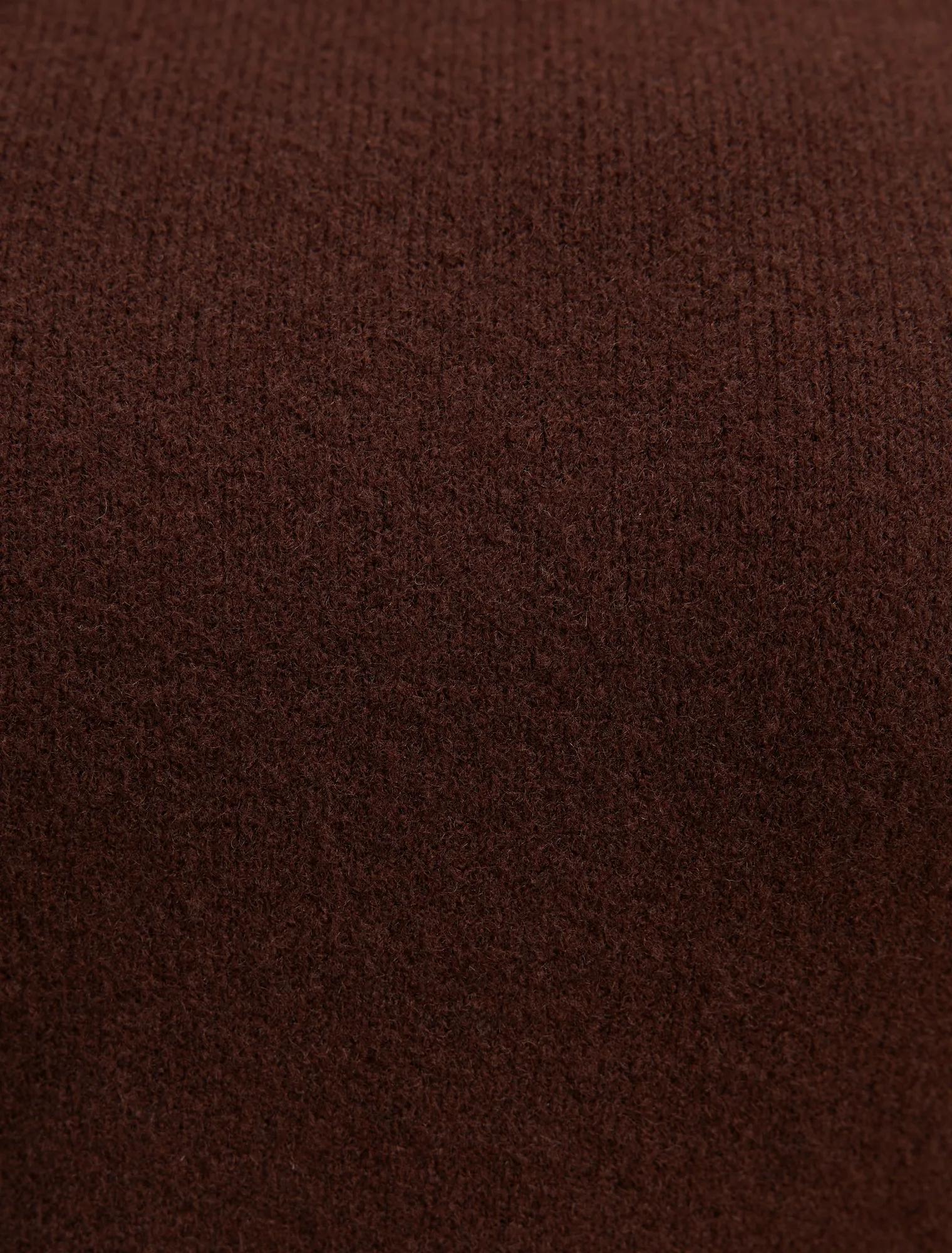 Ruby Curve Crew Neck Sweater Chocolate