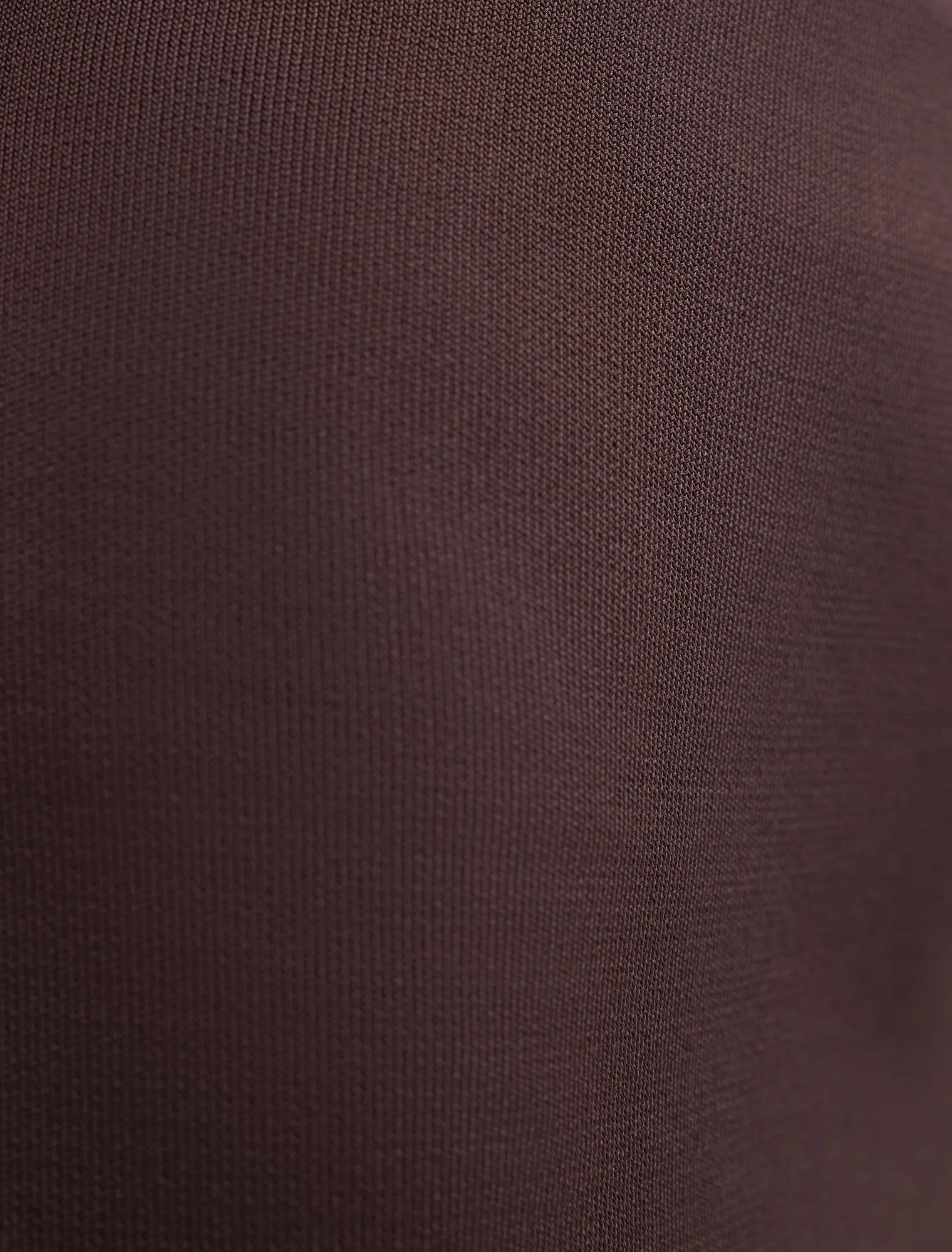 Ayva Knitted Midi Skirt Chocolate Co-ord