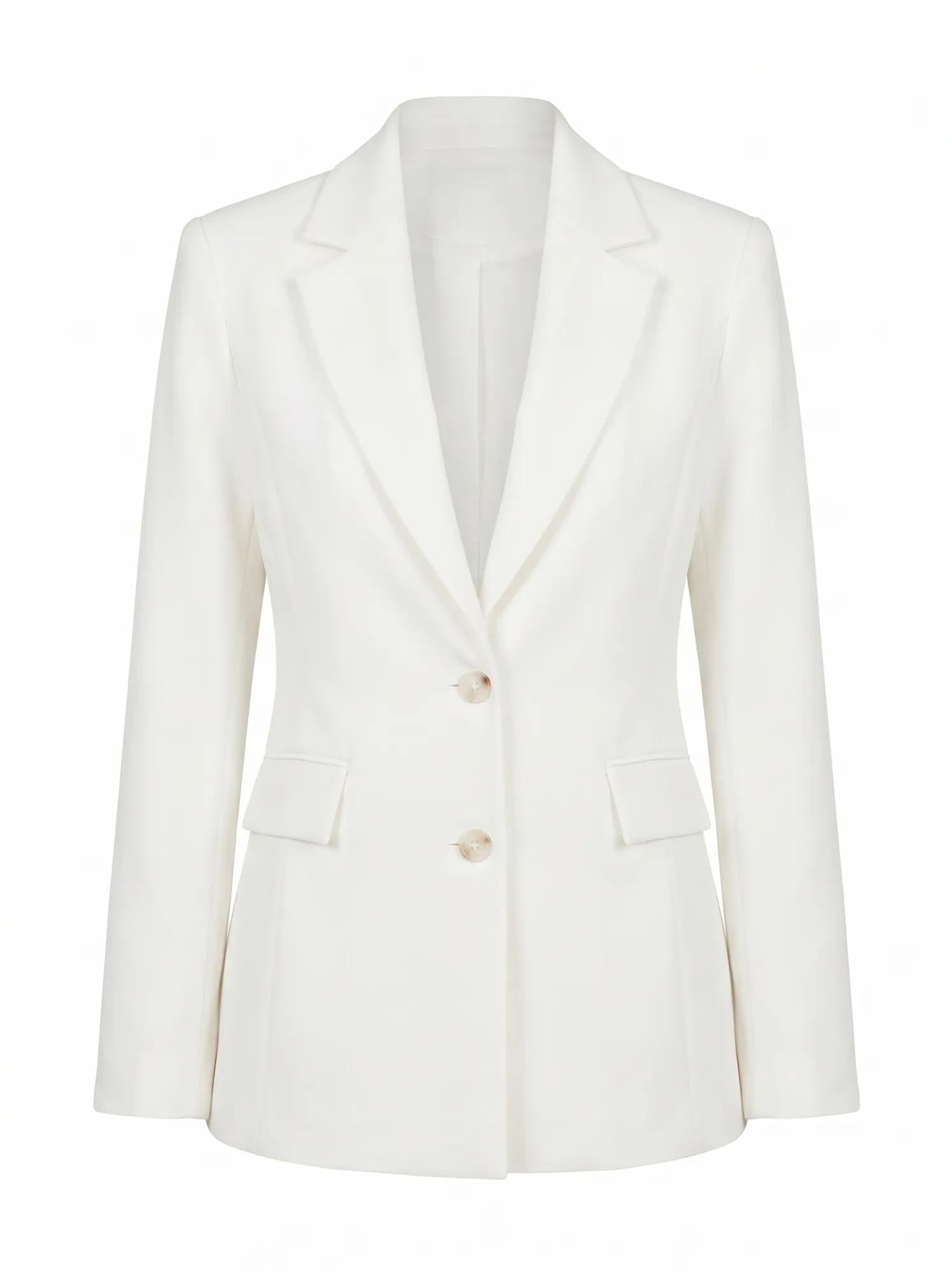 Lee Nipped Waist Blazer Porcelain Suit_mannequin