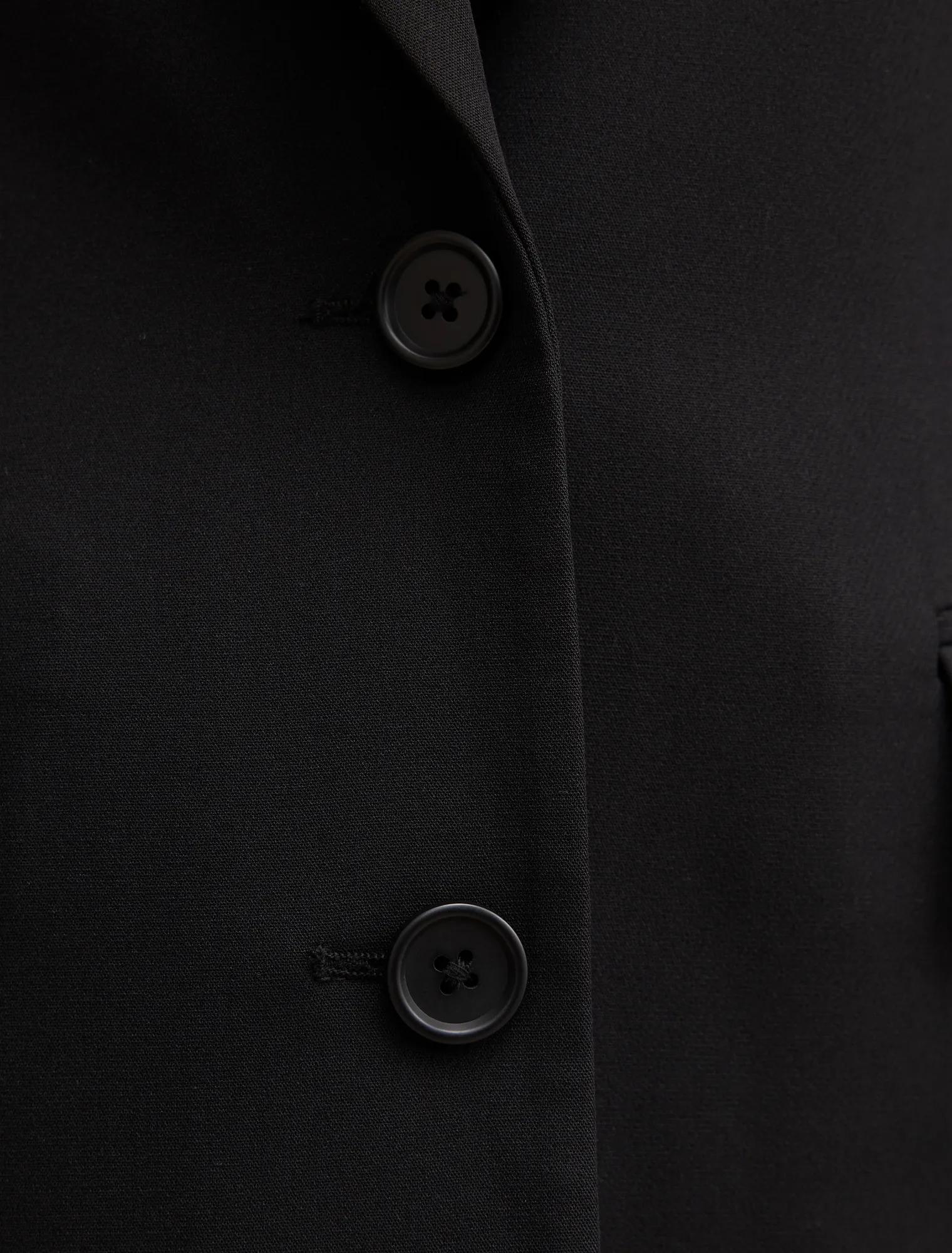 Lee Nipped Waist Blazer Black Suit