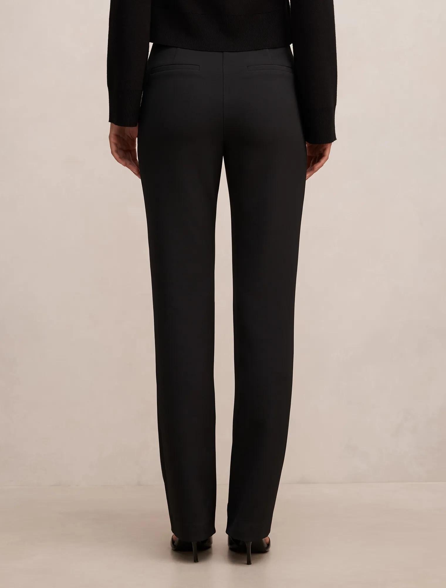 Emily Slim Tailored Pant Black