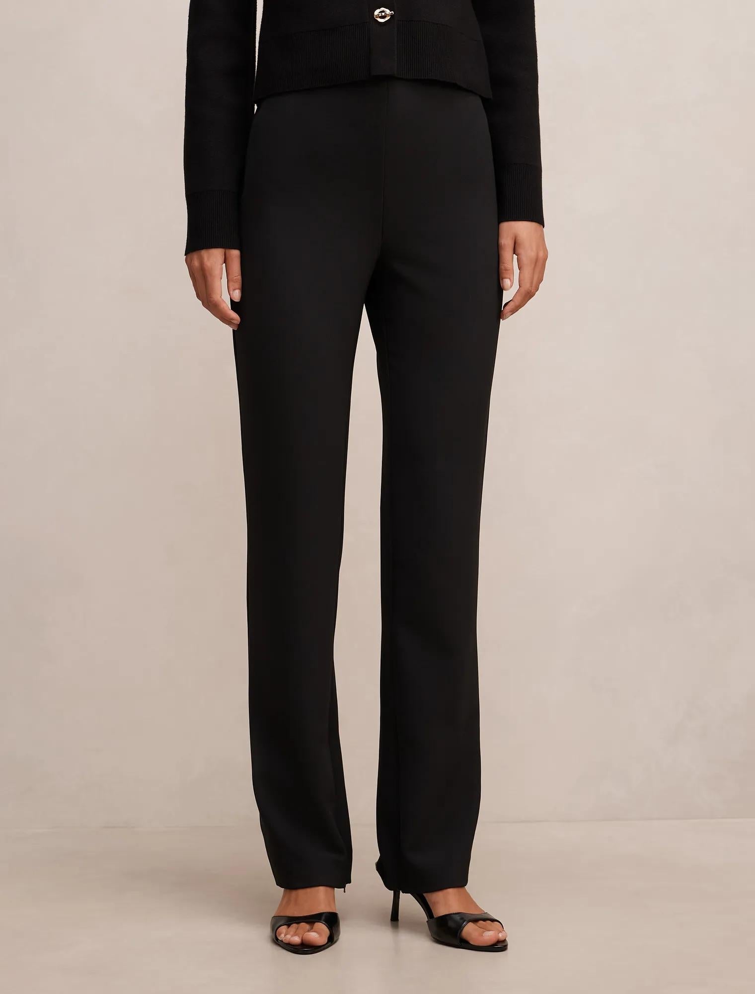 Emily Slim Tailored Pant Black