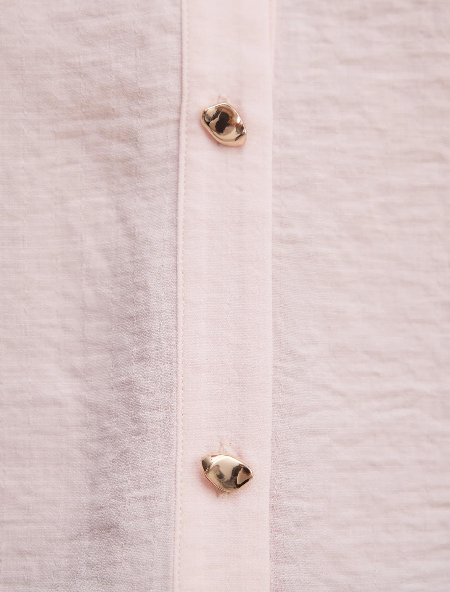 Cecilia Flutter Sleeve Blouse Rosewater Pink