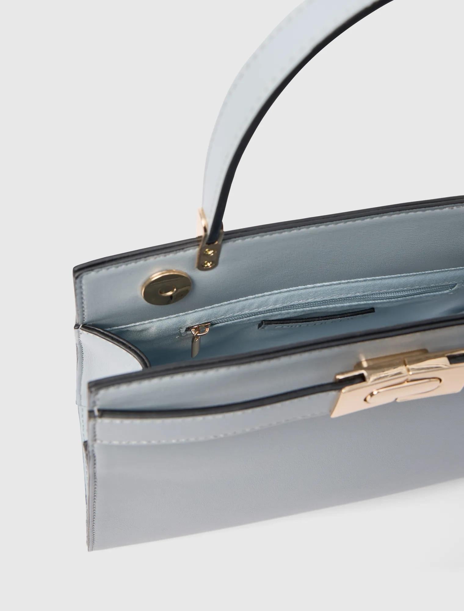 Lara Small Lady Top Handle Bag Ancient Water_mannequin