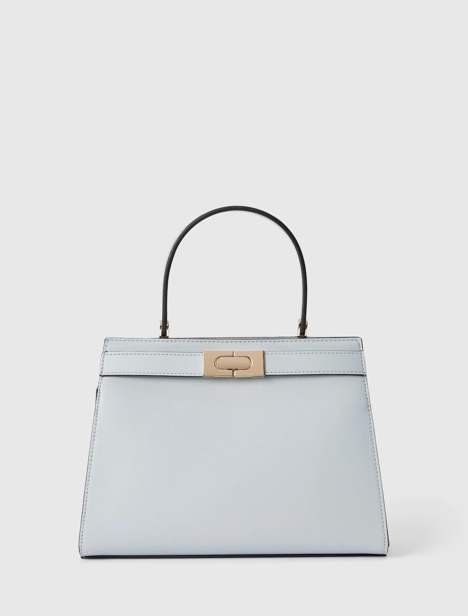 Lara Small Lady Top Handle Bag Ancient Water_mannequin