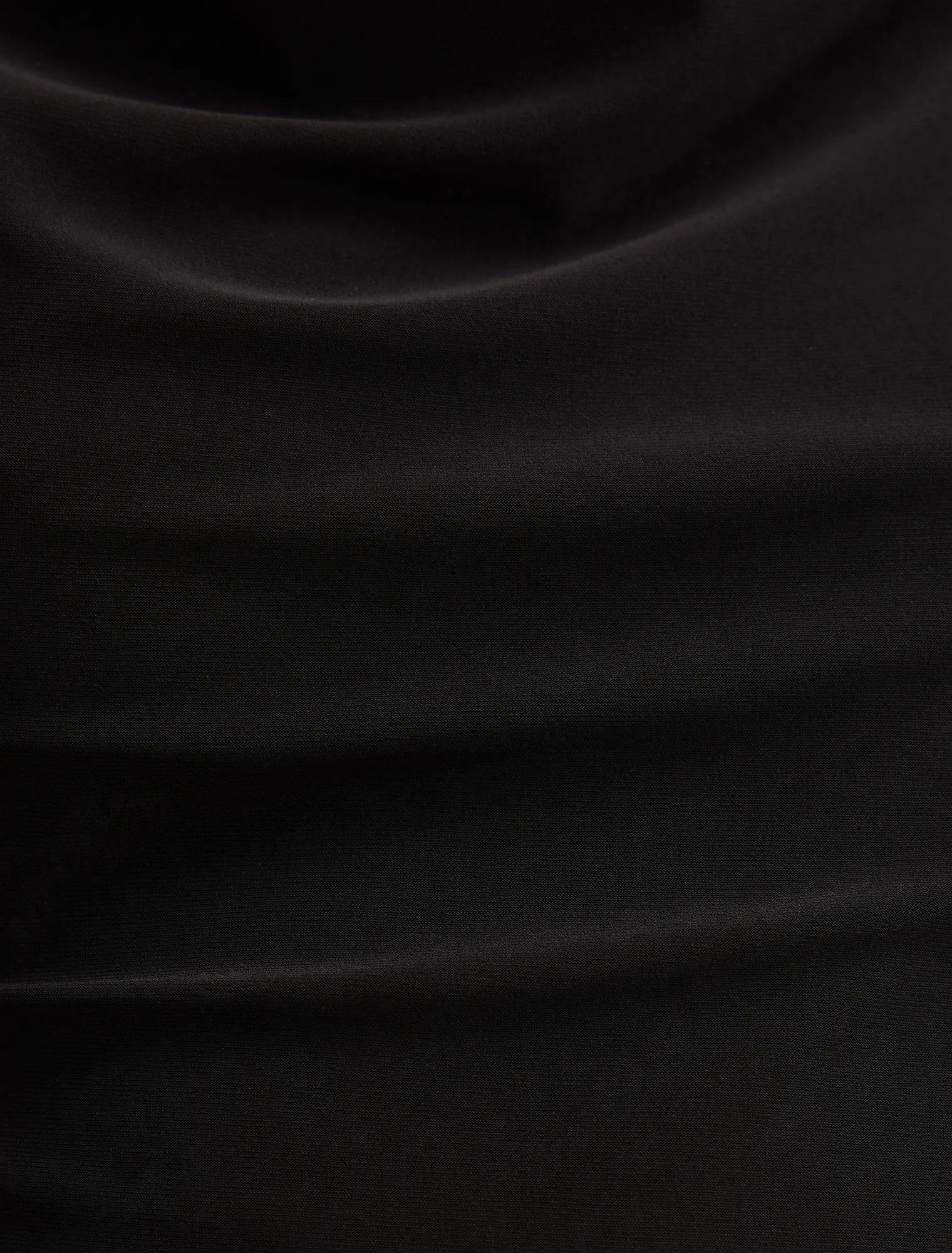 Jae Petite Bubble Back Hardware Maxi Dress Black